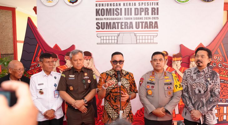 Kunker DPR RI, Ahmad Sahroni : Polda Sumut Komitmen Berantas Judi