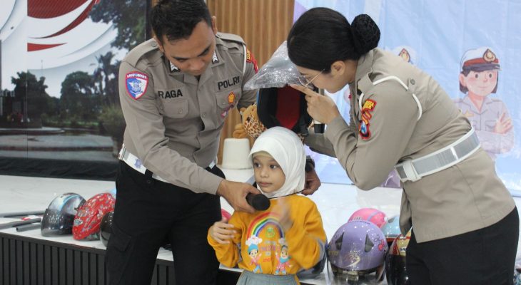 Polsanak Polresta Sidoarjo Tanamkan Budaya Tertib Lalu Lintas Sejak Dini