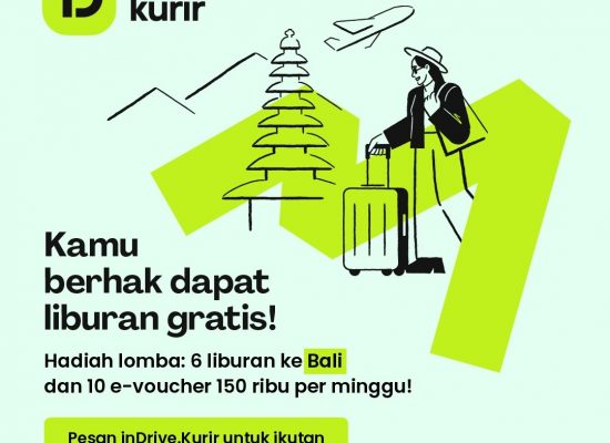 inDrive: Kurir Gelar Lomba Berhadiah untuk Pelanggan B2B dengan Hadiah Paket Liburan Impian