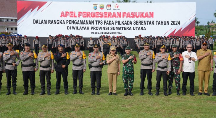 12 Ribu Personil di Terjunkan : Polda Sumut Siap Amankan 25 Ribu TPS Pilkada 2024
