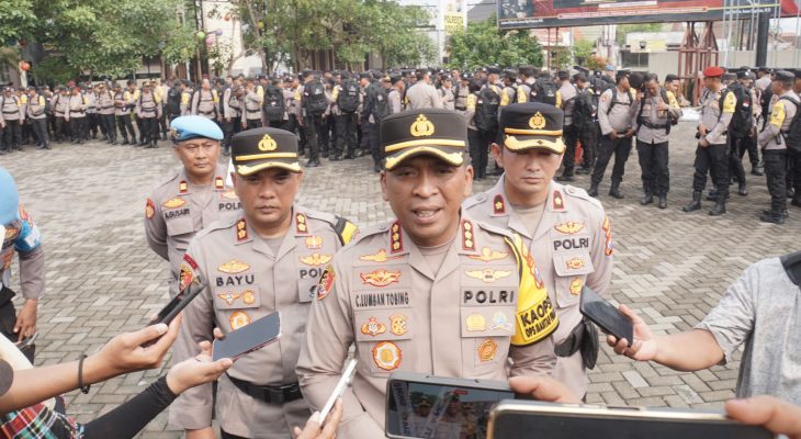 1.298 Personel Polri Siap Amankan TPS Pilkada 2024 Di Kabupaten Sidoarjo 