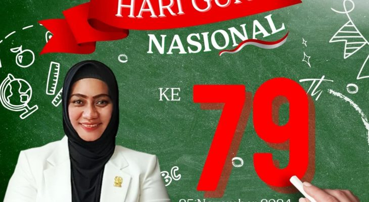 Peringati Hari Guru Nasional 2024, Anggota DPRD Medan Lailatul Badri: “Guru Hebat, Indonesia Kuat”
