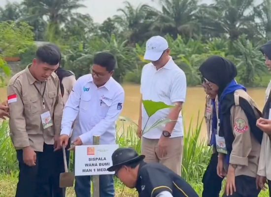 Bank Sumut bersama Yayasan Budaya Hijau Indonesia Menggelar Kegiatan Hari Menanam Pohon Indonesia