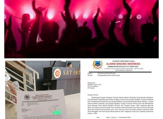 Demi Mendukung Asta Cita Presiden RI, AMI Akan Menggelar Aksi Demo Besar-besaran Di Seluruh Diskotik Se-kota Surabaya