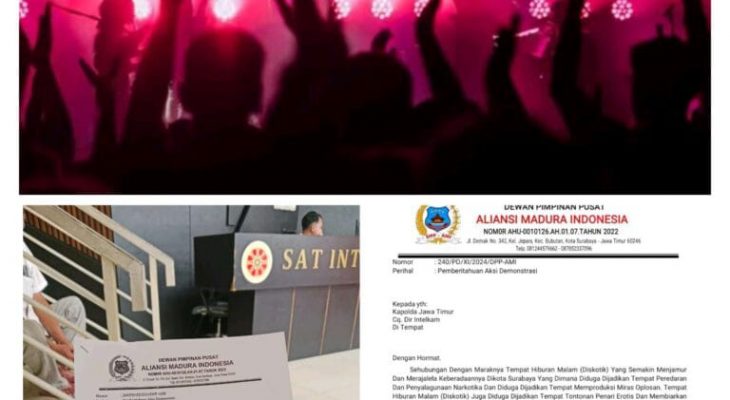 Demi Mendukung Asta Cita Presiden RI, AMI Akan Menggelar Aksi Demo Besar-besaran Di Seluruh Diskotik Se-kota Surabaya