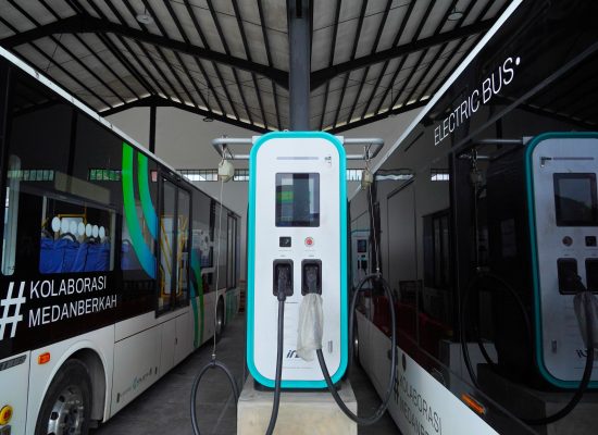 Dukung Zero Emission, PLN turut serta Sukseskan Launching Bus Listrik (BRT) Kota Medan