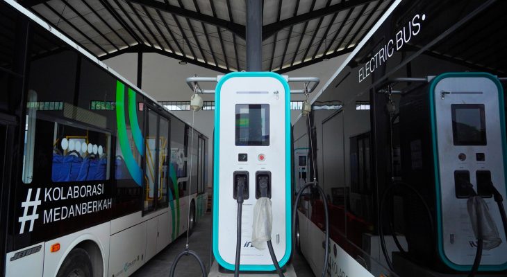 Dukung Zero Emission, PLN turut serta Sukseskan Launching Bus Listrik (BRT) Kota Medan