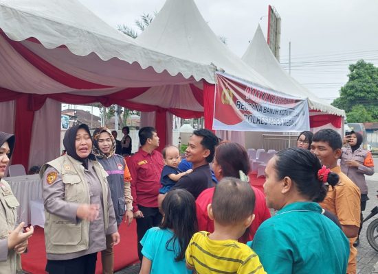 Polrestabes Medan Dirikan Posko Kesehatan Bencana Banjir Kota Medan