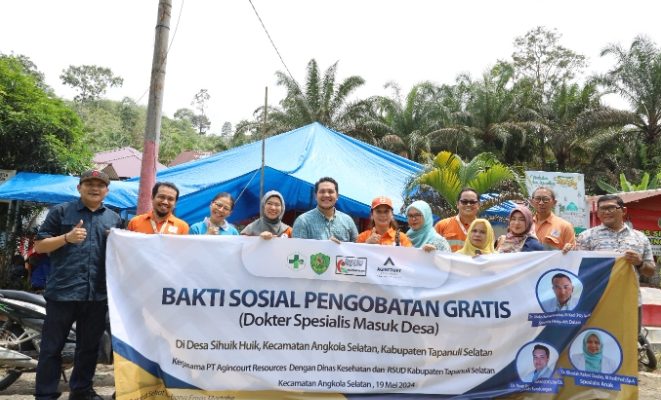 Agincourt Resources Bawa Dokter Spesialis Masuk ke Desa, Lebih Dari 3.000 Warga Terima Manfaatnya