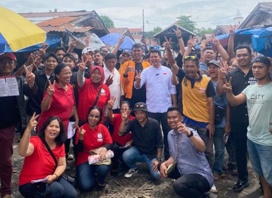 Prof Ridha Dharmajaya Bersama Anggota DPRD Kota Medan Eko Sitepu Datangi Pasar Jahe Simalingkar Medan, Serap Aspirasi Pedagang