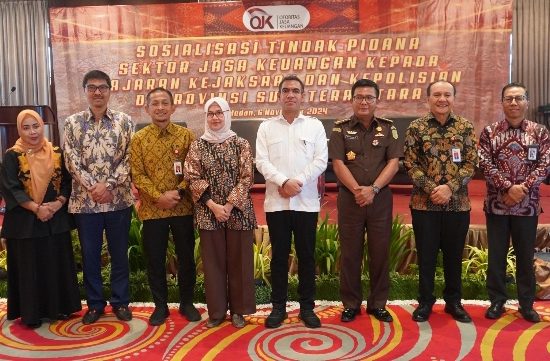 OJK Sosialisasi Tindak Pidana Sektor Jasa Keuangan Kepada Aparat Penegak Hukum Di Sumut