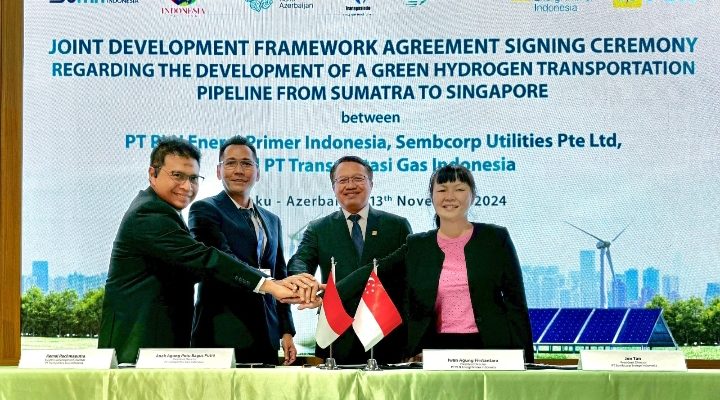 TGI Tandatangani Kerjasama Pembangunan Pipa Hidrogen Indonesia – Singapura