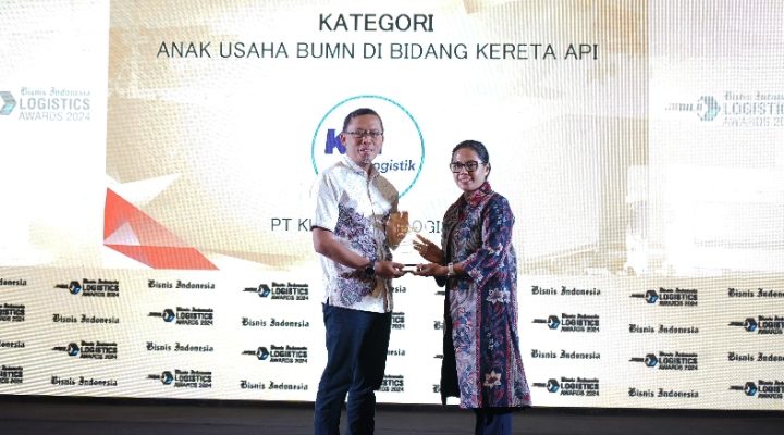 KAI Logistik Boyong Penghargaan di Ajang Bisnis Indonesia Logistics Awards