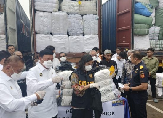 Potensi Kerugian Negara Capai Rp3,9 Triliun, Bea Cukai Tindak 31.275 Penyelundupan