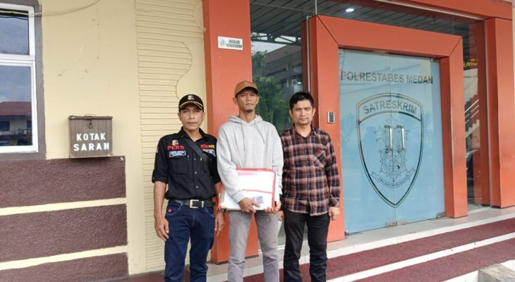 Buat Laporan Palsu dan Rampas Sepedemotor, Riki Agasi Laporkan Balik M Ali Purba ke Polrestabes Medan