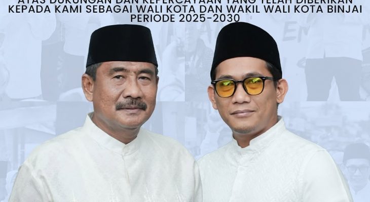 Hasil Hitung Cepat: Mantan Wartawan Hukum Terpilih Jadi Wakil Wali Kota Binjai
