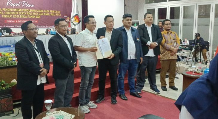 Amir Hamzah dan Hasanul Jihadi Peroleh Suara Terbanyak di Pilkada Binjai