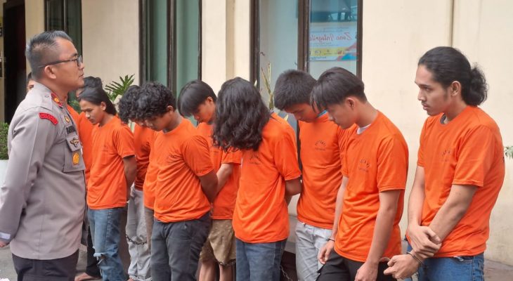 Polsek Sunggal Tetapkan 13 Mahasiswa  Tersangka Pembakaran Sepeda Motor