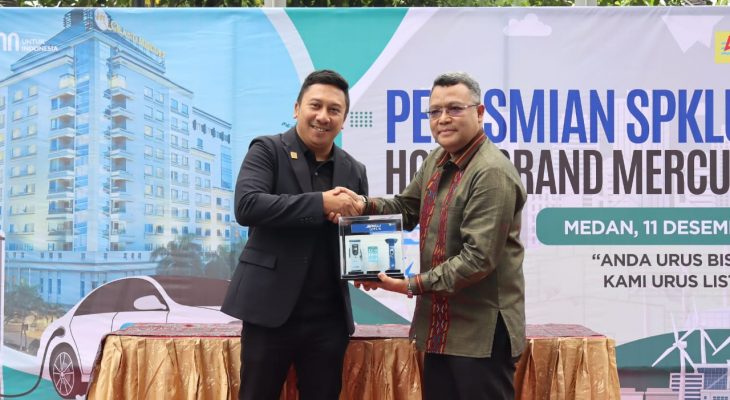 Sambut libur Nataru, PLN UID Sumut kembali resmikan “SPKLU in Hotel” di Medan