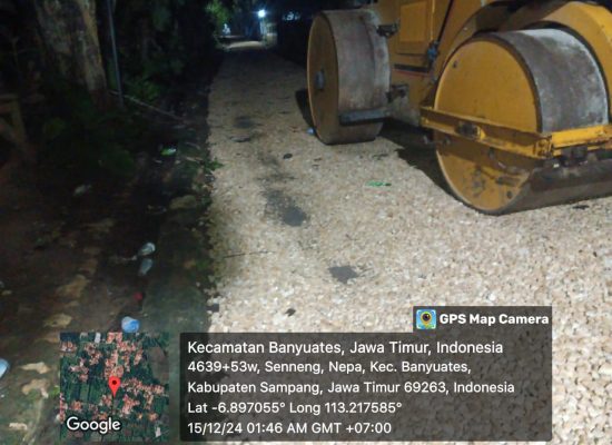 Proyek Pengaspalan Jalan Desa di Nepa Tanpa Papan Informasi