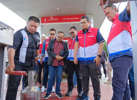 Jelang Nataru, Komisaris Utama PT Pertamina Patra Niaga Tinjau Sarana Fasilitas BBM & LPG di Sumatera Utara