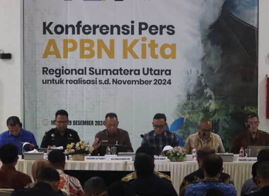 Kinerja APBN Regional, Kemenkeu Sumut :  APBN Sumut hingga Akhir November 2024 Tetap Solid
