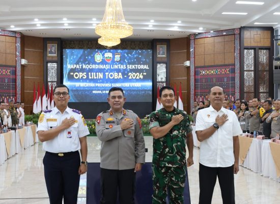 Gelar Rakor Lintas Sektoral, Polda Sumut, Kodam I/BB, dan Pemprov Pastikan Kesiapan Mudik Nataru