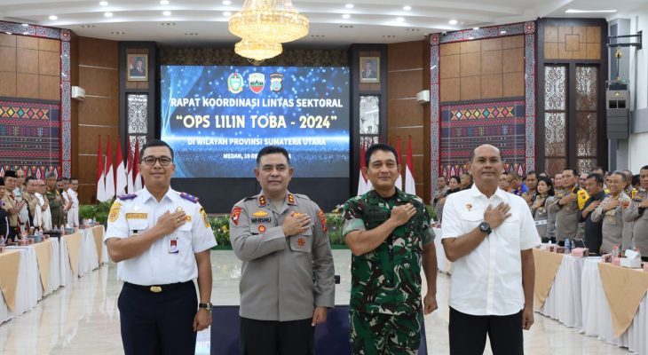 Gelar Rakor Lintas Sektoral, Polda Sumut, Kodam I/BB, dan Pemprov Pastikan Kesiapan Mudik Nataru