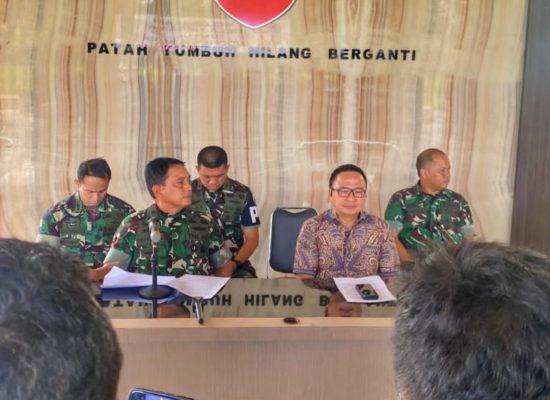 Dandenpom I/5 Dampingi Kasdam I/BB dalam Penanganan Kasus 20 Kilo Sabu