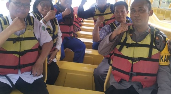 Cuaca Ekstrem Polisi Jaga Keamanan Libur Nataru di Wisata Perairan Sidoarjo