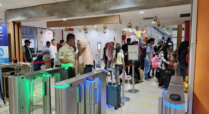 42 Ribu Pelanggan KA Gunakan Layanan Face Recognition di Stasiun Medan