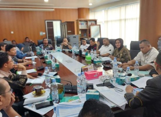 Komisi IV DPRD Medan menggelar Rapat Evaluasi realisasi anggaran Tahun 2024 dengan SDABMBK Kota Medan