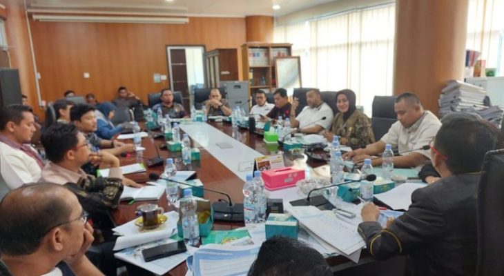 Komisi IV DPRD Medan menggelar Rapat Evaluasi realisasi anggaran Tahun 2024 dengan SDABMBK Kota Medan
