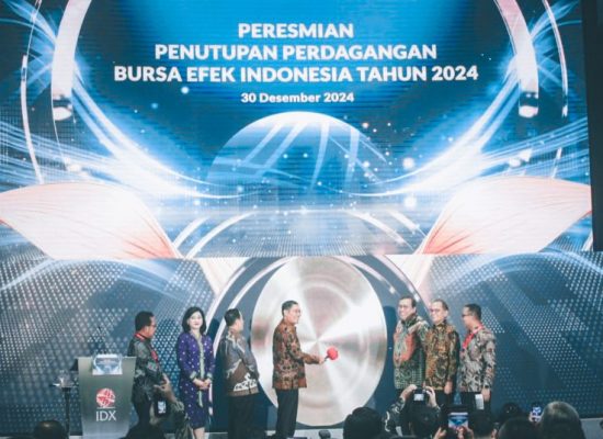 Perdagangan Bursa Efek Indonesia Tahun 2024 Resmi Ditutup