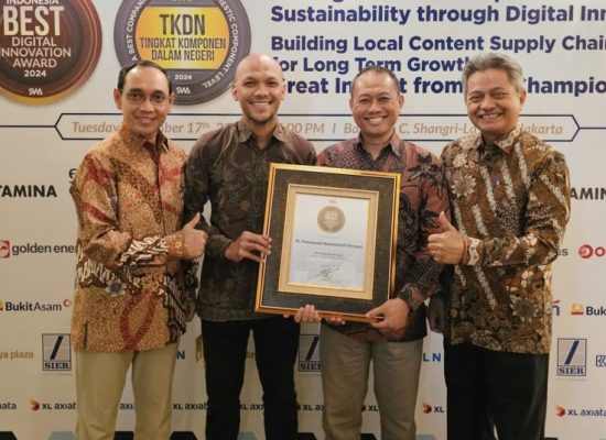 PTPN III Sabet Penghargaan Indonesia Best Digital Innovation Award 2024