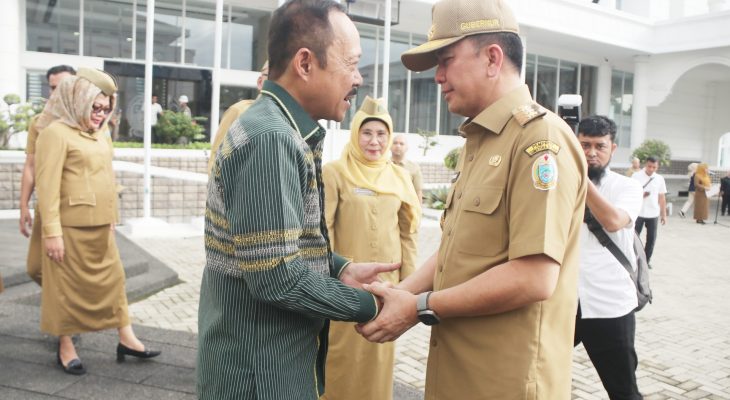 Pimpin Apel Pelepasan Purna Tugas Sekdaprov Sumut, Agus Fatoni Ingatkan ASN Terus Lakukan Inovasi