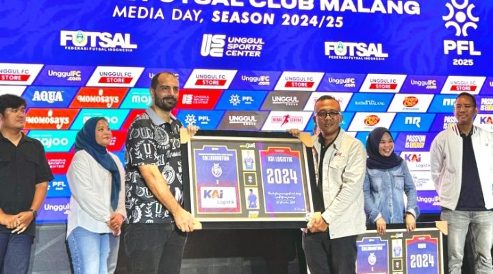 Dukung Kemajuan Sektor Olahraga Futsal, KAI Logistik Wujudkan Kolaborasi Bersama Unggul FC