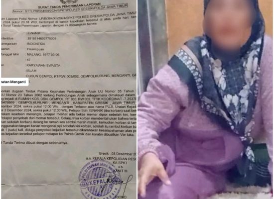 Anaknya Jadi Korban Kekerasan, Seorang Ibu Buat Laporan Ke Polres
