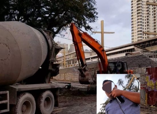 Preman Pengawas Proyek Revitalisasi Lapangan Merdeka Ancam Warga