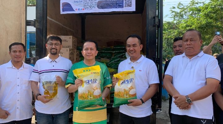 Sidak Pasar, Pj Gubernur Sumut  Bersama Pinwil Bulog Yang Baru Budi Cahyanto Cek Harga Dan Stok Bahan Pokok