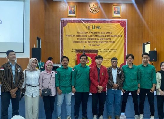 Gema Pujakesuma Komisariat UINSU Hadiri Pelantikan Pengurus Pimpinan Komisariat IMM FDK UINSU