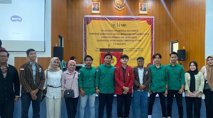 Gema Pujakesuma Komisariat UINSU Hadiri Pelantikan Pengurus Pimpinan Komisariat IMM FDK UINSU