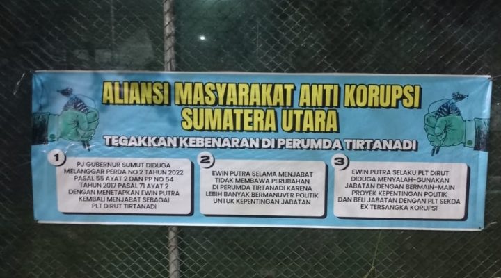 PLT Dirut Tirtanadi Diduga Jual-Beli Jabatan
