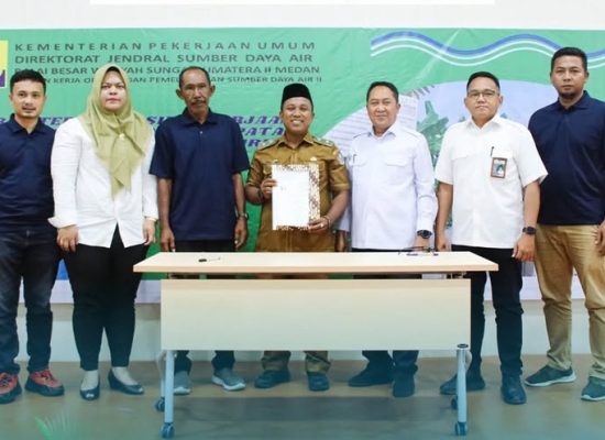 Gelar Serah Terima Pekerjaan, Pelaksanaan P3-TGAI Di 112 Lokasi Rampung Dikerjakan