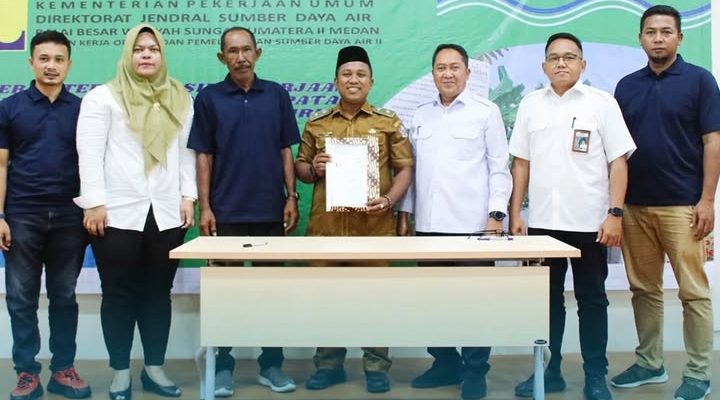 Gelar Serah Terima Pekerjaan, Pelaksanaan P3-TGAI Di 112 Lokasi Rampung Dikerjakan