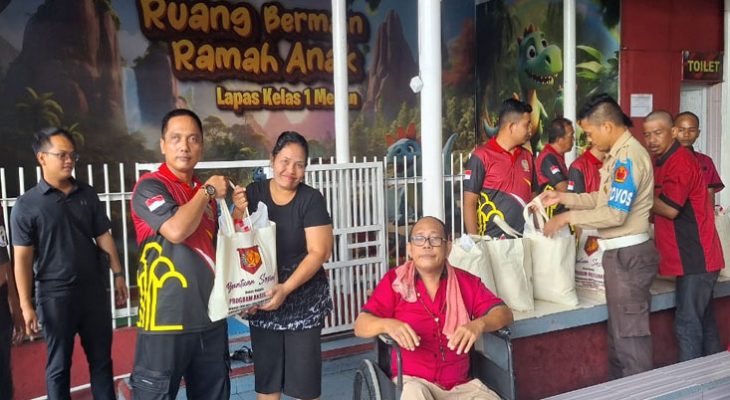 Lapas Medan Salurkan Bantuan Sosial kepada Warga Binaan Kurang Mampu Dan Masyarakat Sekitar
