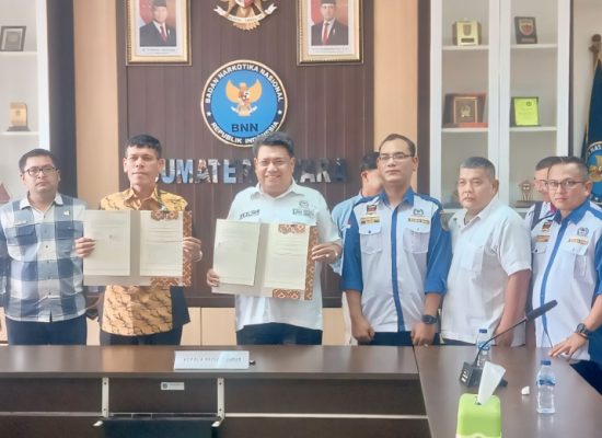 Kolaborasi BNN Provinsi Sumatera Utara Bersama LPM Sumut Dalam Upaya P4GN