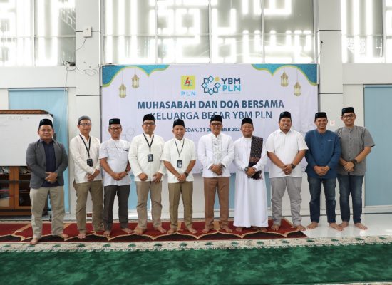 Tutup Tahun 2024, YBM PLN Bersama PLN UID Sumut Lakukan Muhasabah dan Doa Bersama