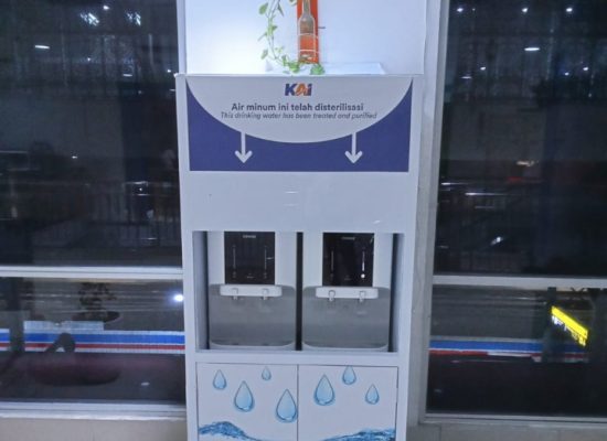 Wujudkan Transportasi Berkelanjutan, KAI Sumut Sediakan Fasilitas Water Station