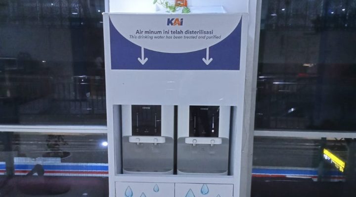 Wujudkan Transportasi Berkelanjutan, KAI Sumut Sediakan Fasilitas Water Station